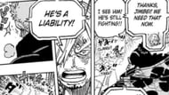 Sanji calls Zoro a "dead-weight" (Image via Shueisha)